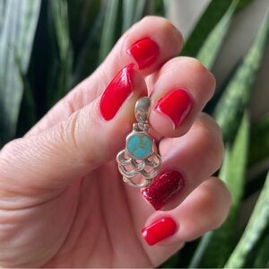 Turquoise Sterling Silver Pendant